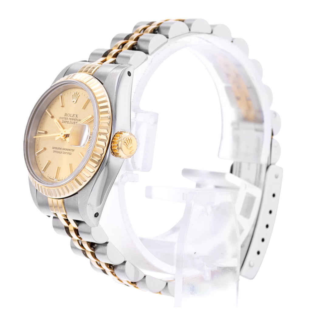 Rolex Datejust 26 Reference 69173 Champagne Dial Steel & Yellow Gold