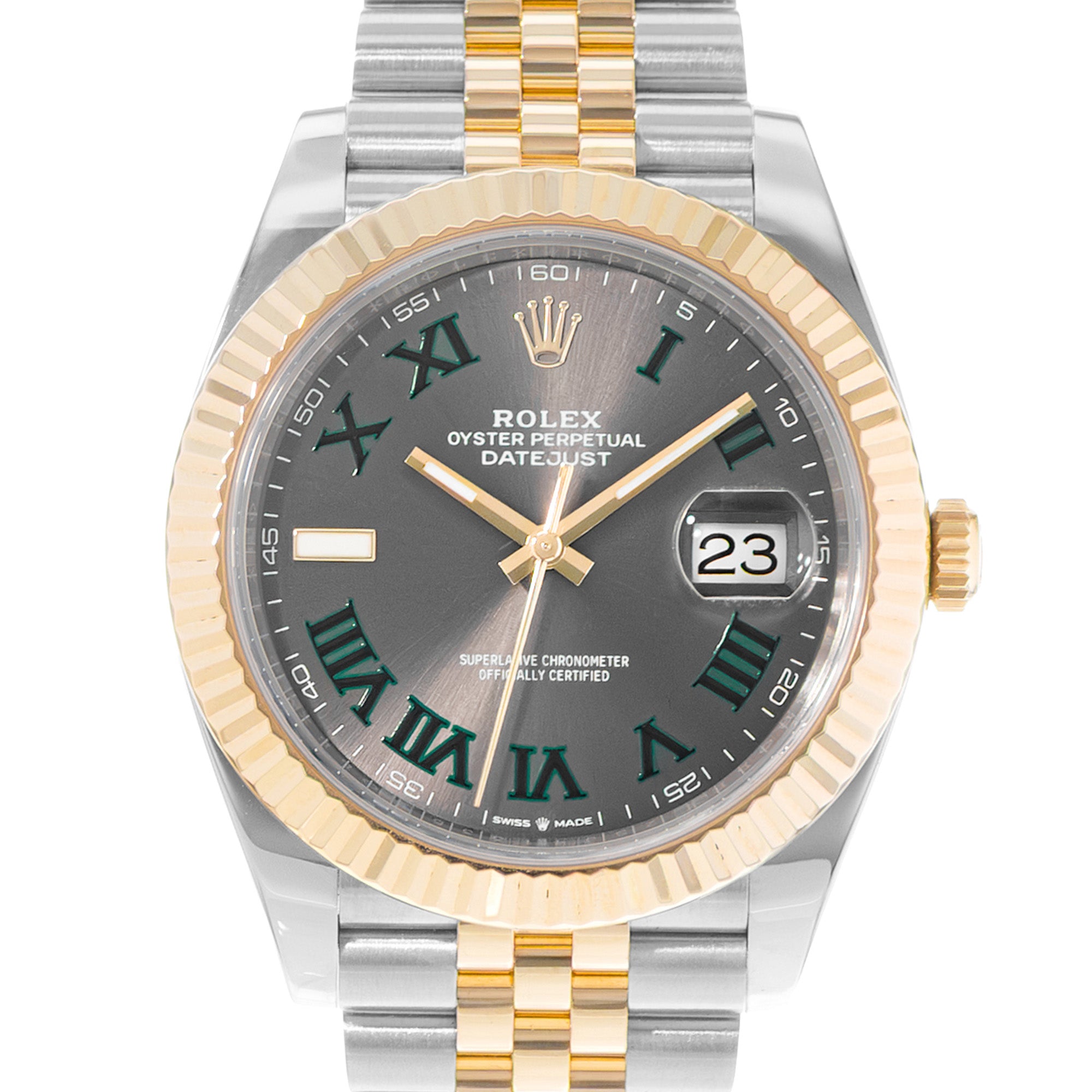 Rolex Datejust 41 Reference 126333 | Wimbleton Steel & Yellow Gold