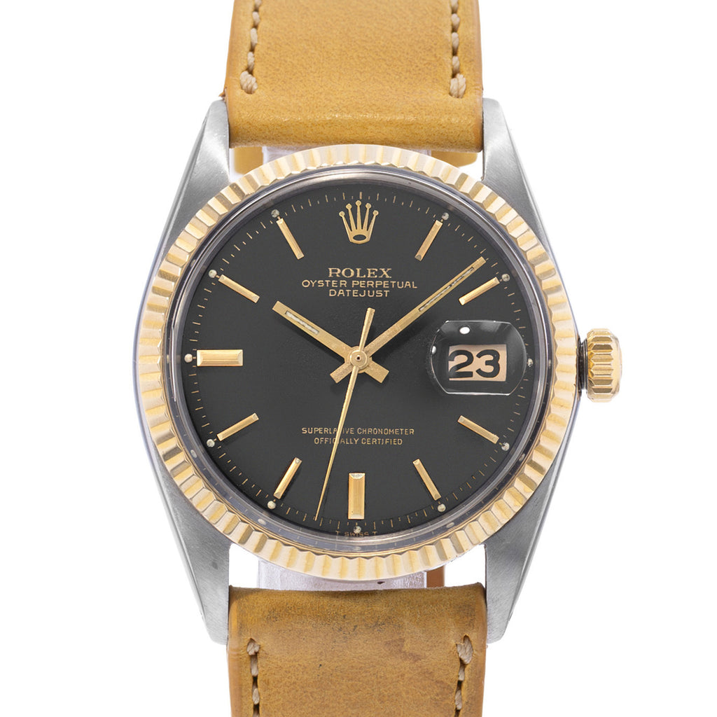 Rolex Datejust 36 Reference 1601 | Black Dial | Steel & Yellow Gold