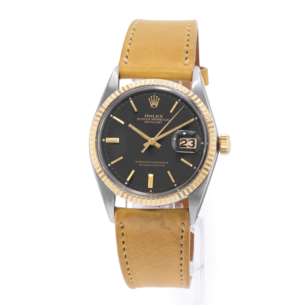 Rolex Datejust 36 Reference 1601 | Black Dial | Steel & Yellow Gold