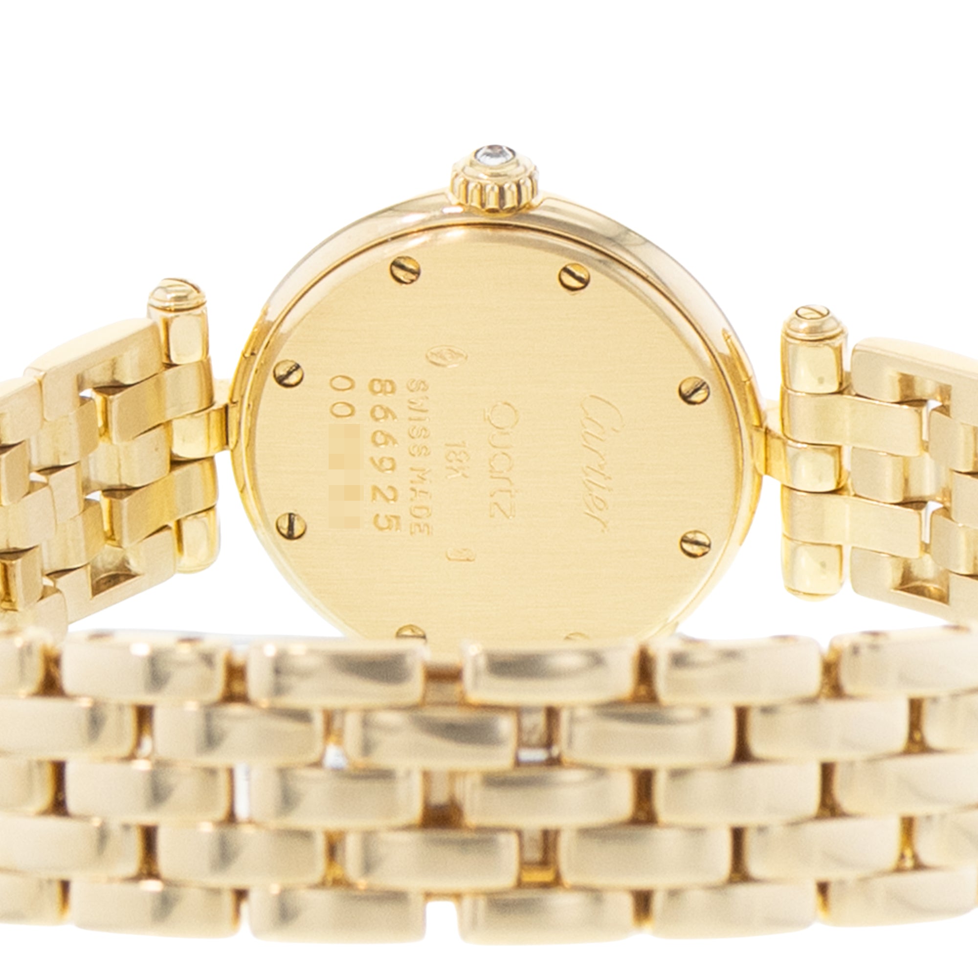 Cartier Panthere Vendome Reference WF5008B9 | Mother of Pearl Dial | 24 | Yellow Gold