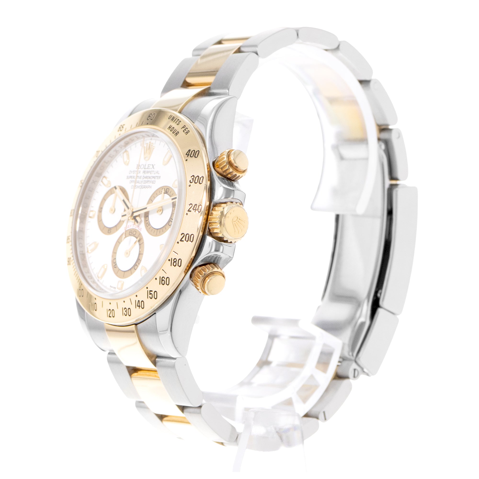 Rolex Daytona Reference 116523 | White Dial | 40 | Steel & Yellow Gold