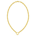 14K Yellow Gold Heart Lock Charm Necklace (5.80 mm)