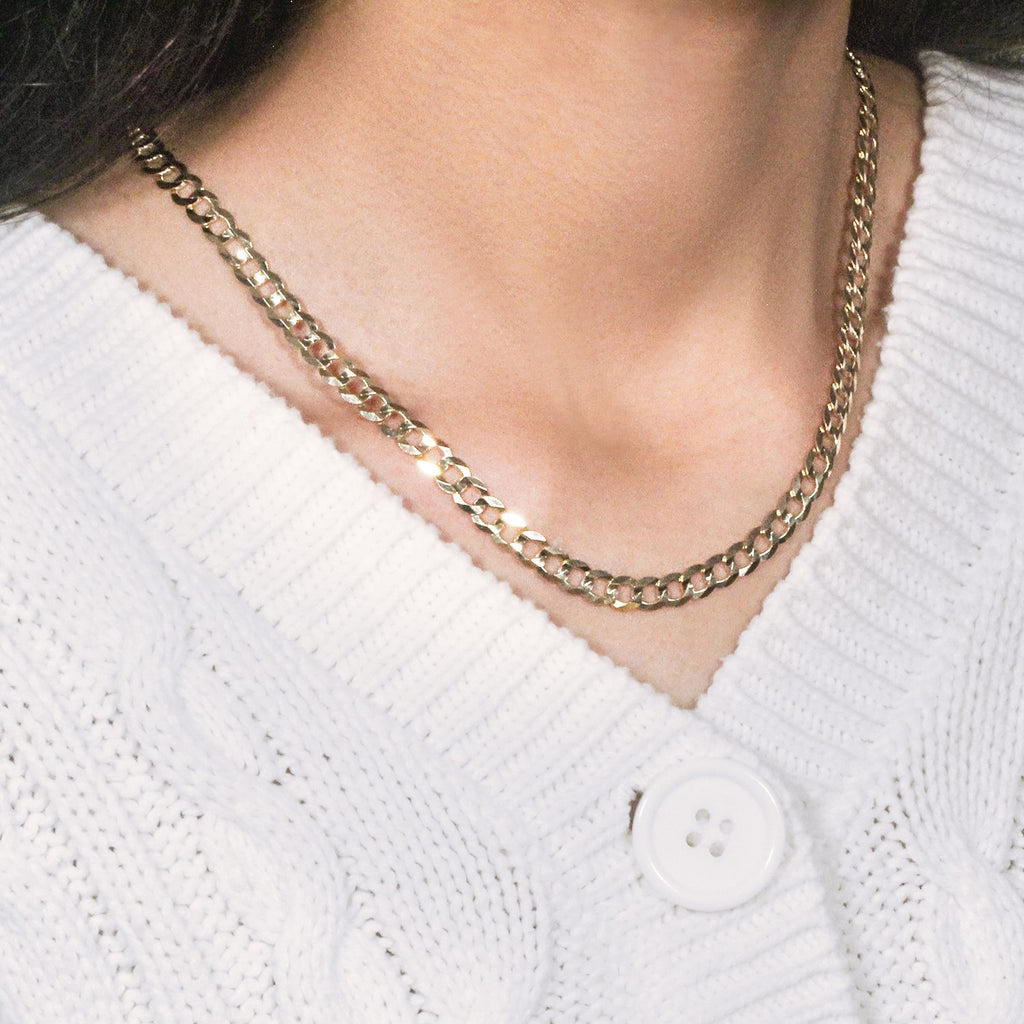 10k Yellow Gold Curb Chain (5.70 mm)