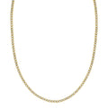 14K Two Tone Gold Diamon Oro Tennis Necklace (2.40 mm)