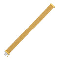 Diamond Cut Mesh Cleopatra Bracelet in 14K Yellow Gold