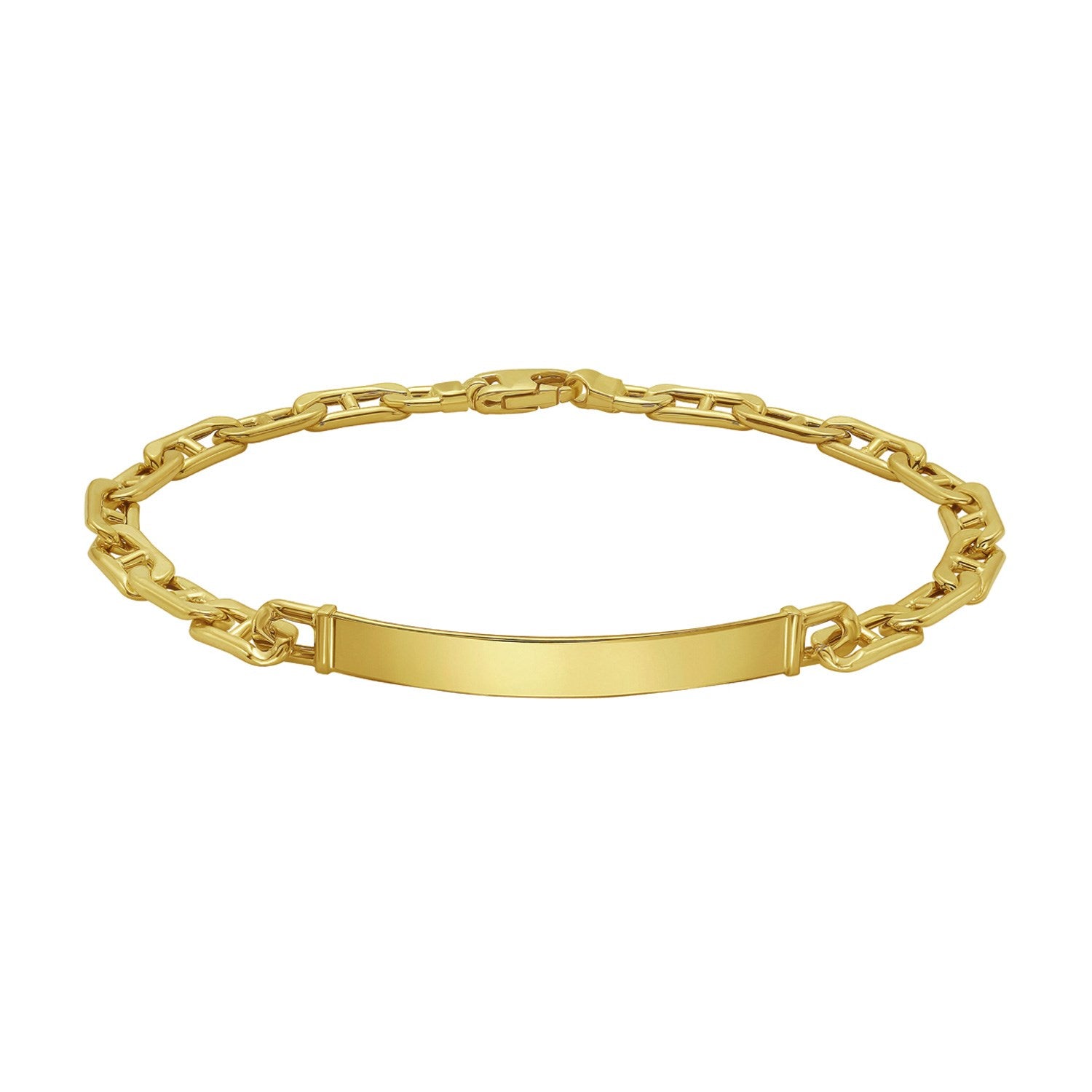 14K Yellow Gold Mariner ID Bracelet