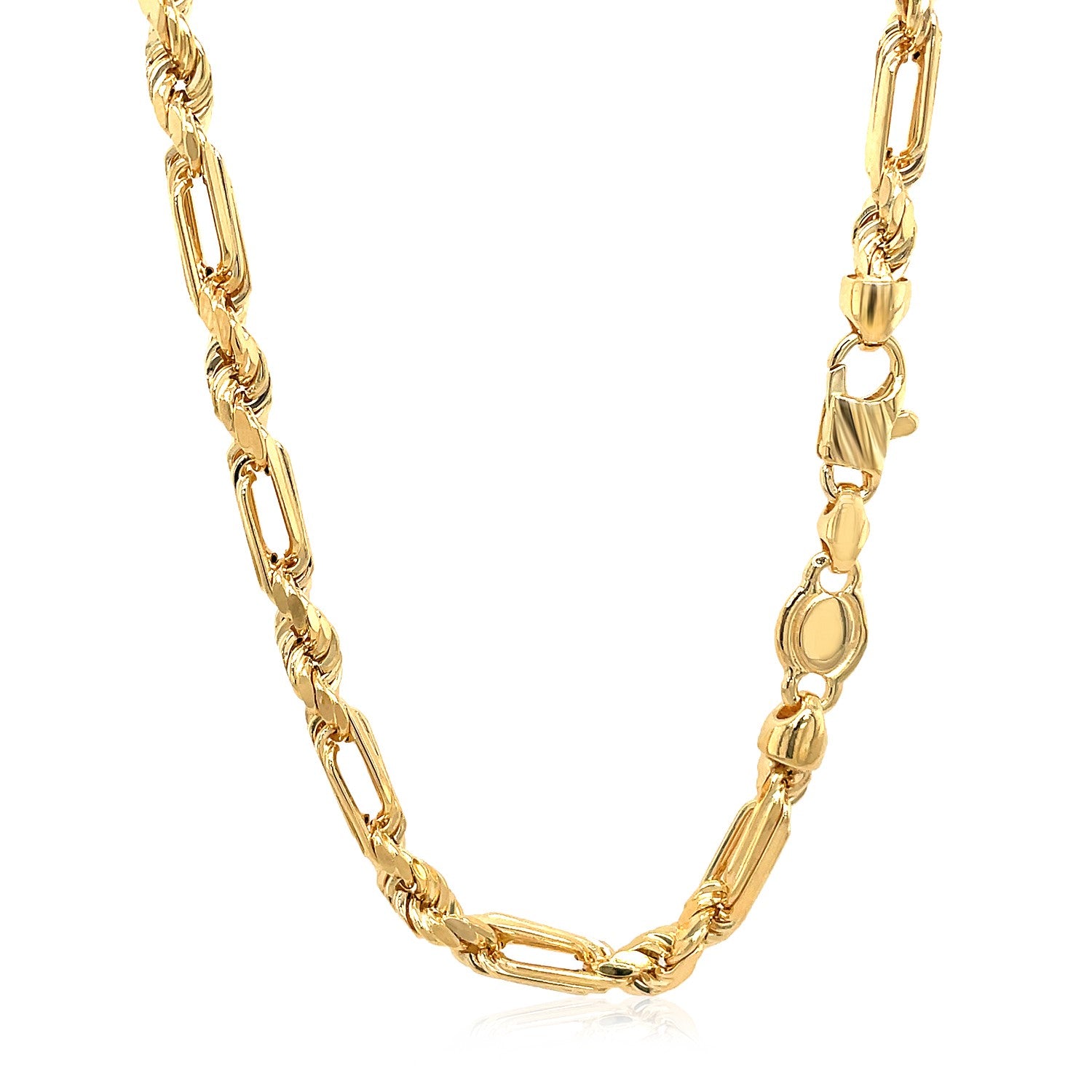 14k Yellow Gold Figaro Chain Necklace