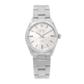 Rolex Air King 34 Ref. 5500 Silver Index Dial Steel Oyster Bracelet Mens Watch Circa 1974
