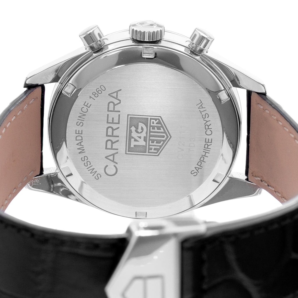 TAG Heuer Carrera Calibre 17 CV2111.FC6180 | Black Index Dial | 39mm | Steel | Mens Watch | Circa 2002