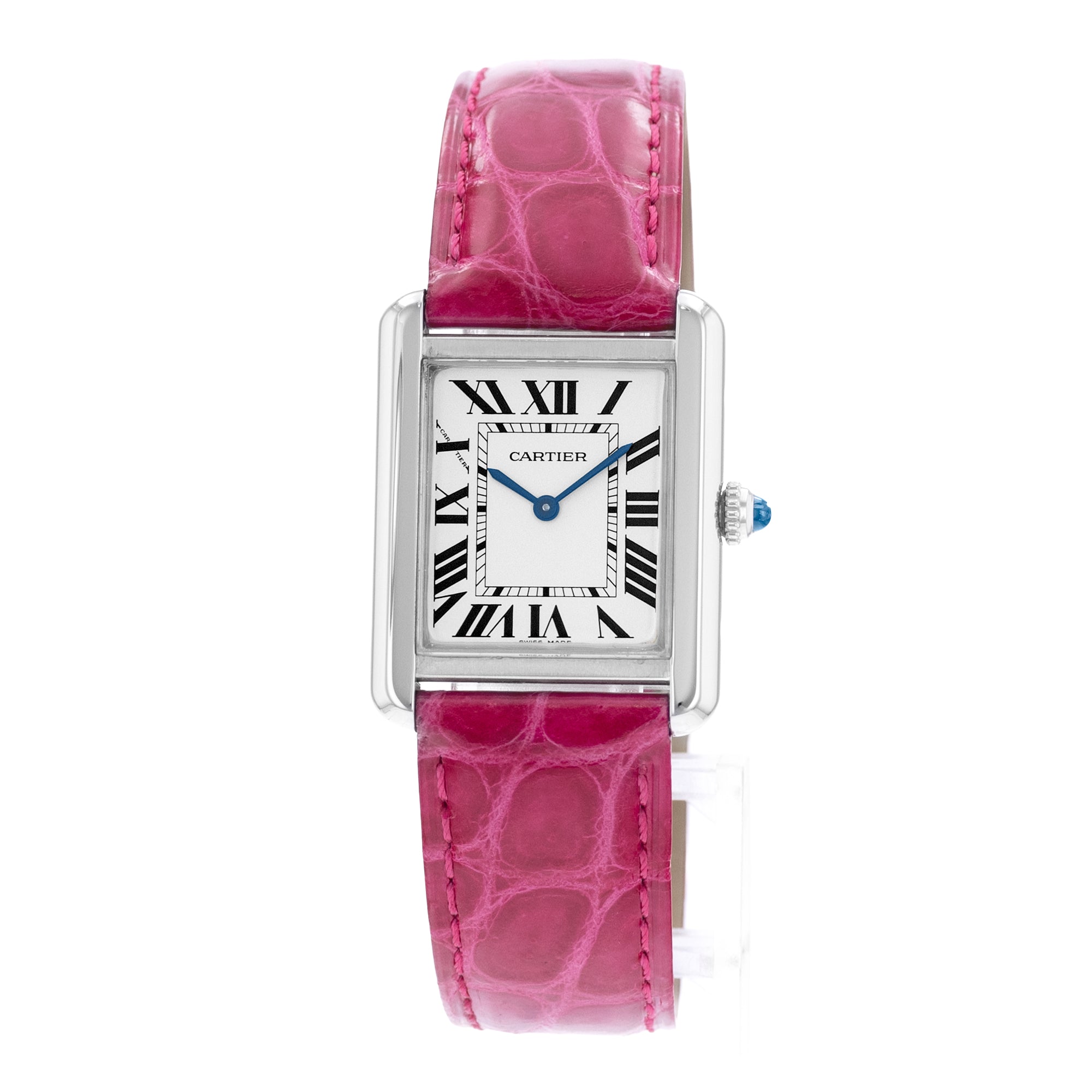 Cartier Tank Solo WSTA0030 3170 | Silver Roman Dial | 24x31mm | Steel | Ladies Watch | 2017