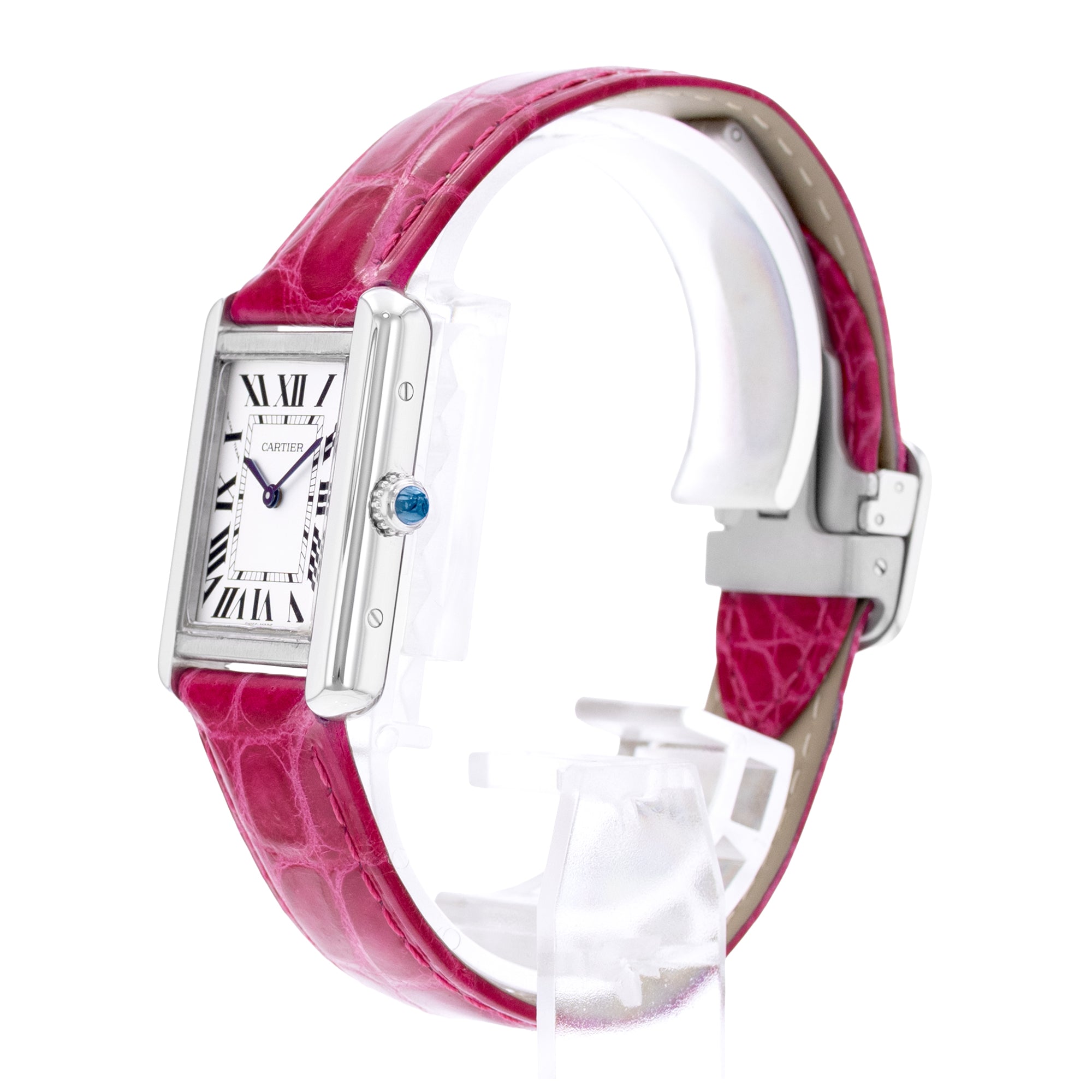 Cartier Tank Solo WSTA0030 3170 | Silver Roman Dial | 24x31mm | Steel | Ladies Watch | 2017