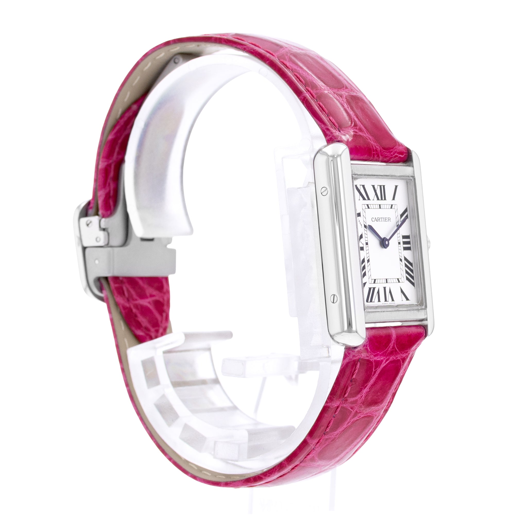 Cartier Tank Solo WSTA0030 3170 | Silver Roman Dial | 24x31mm | Steel | Ladies Watch | 2017