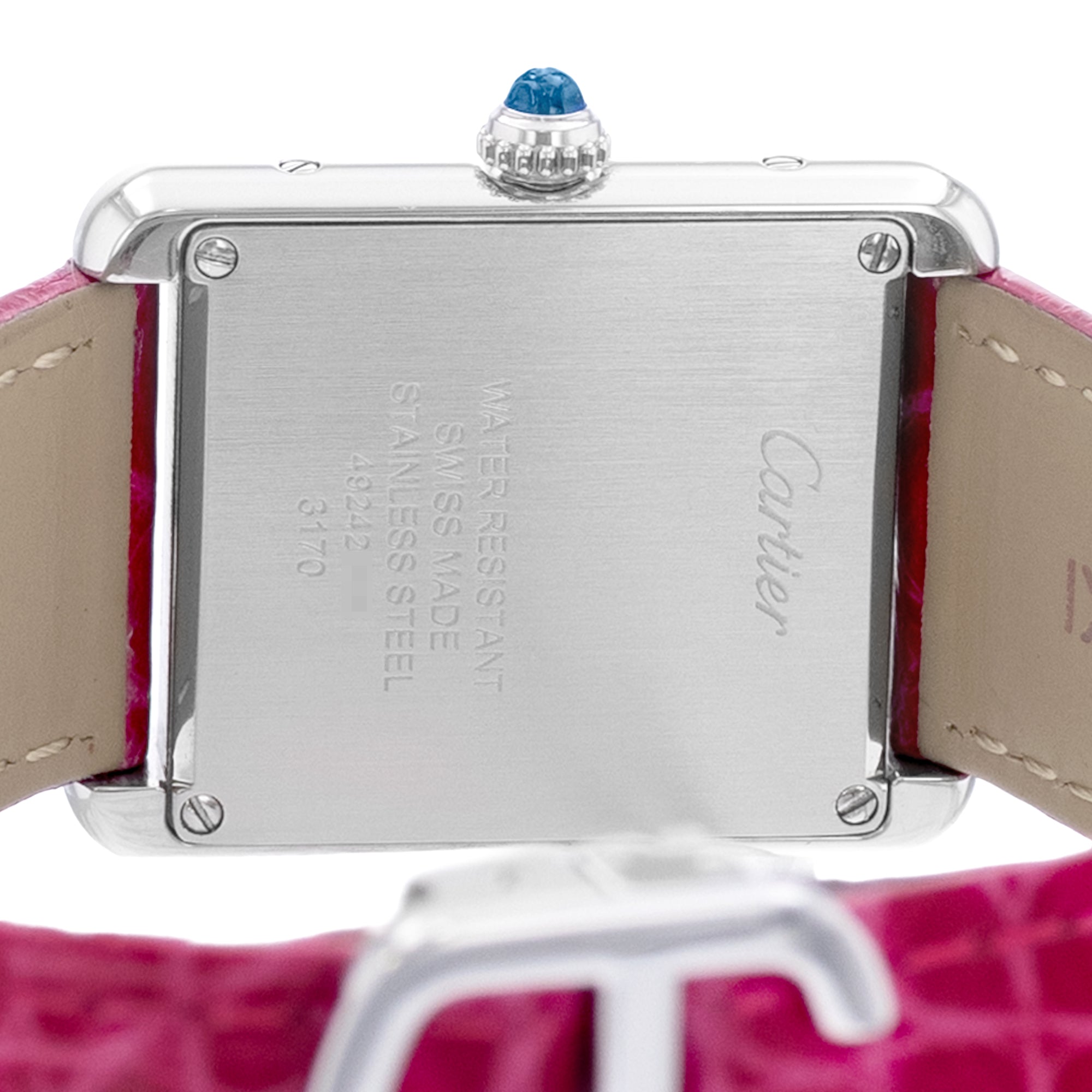 Cartier Tank Solo WSTA0030 3170 | Silver Roman Dial | 24x31mm | Steel | Ladies Watch | 2017