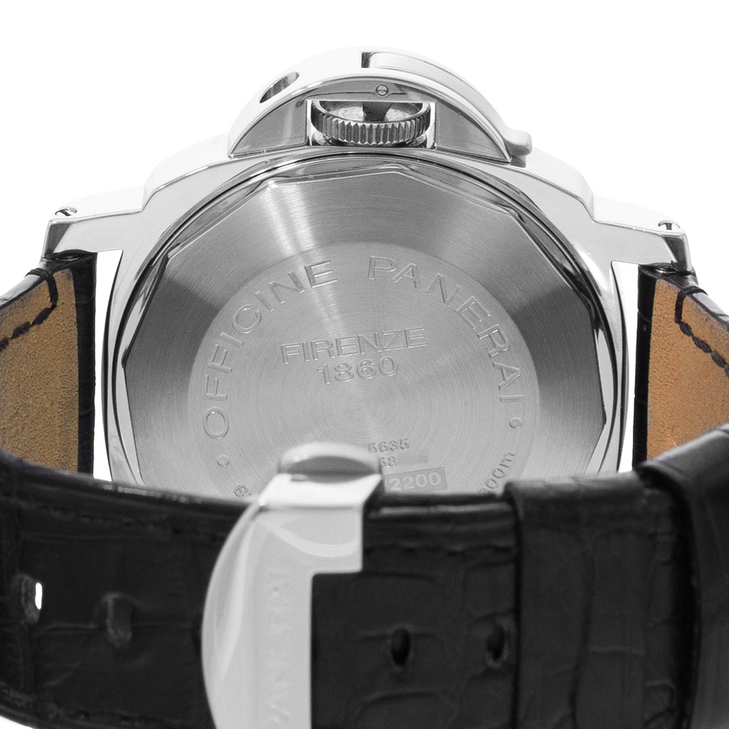 Panerai Luminor Power Reserve PAM 00090 44mm Steel Mens Watch Box Papers 2006