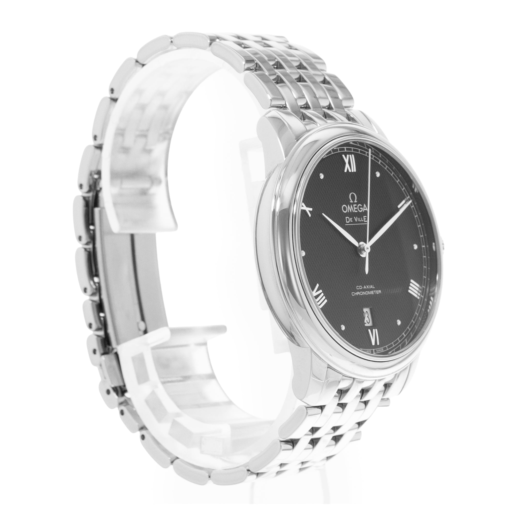 Omega De Ville Prestige 424.10.40.20.01.002 | Black Dial | 40mm | Steel | Mens Watch | Circa 2023