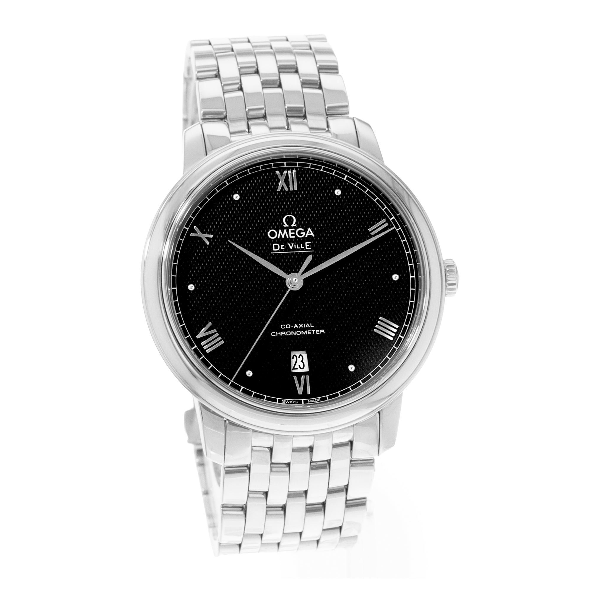 Omega De Ville Prestige 424.10.40.20.01.002 | Black Dial | 40mm | Steel | Mens Watch | Circa 2023