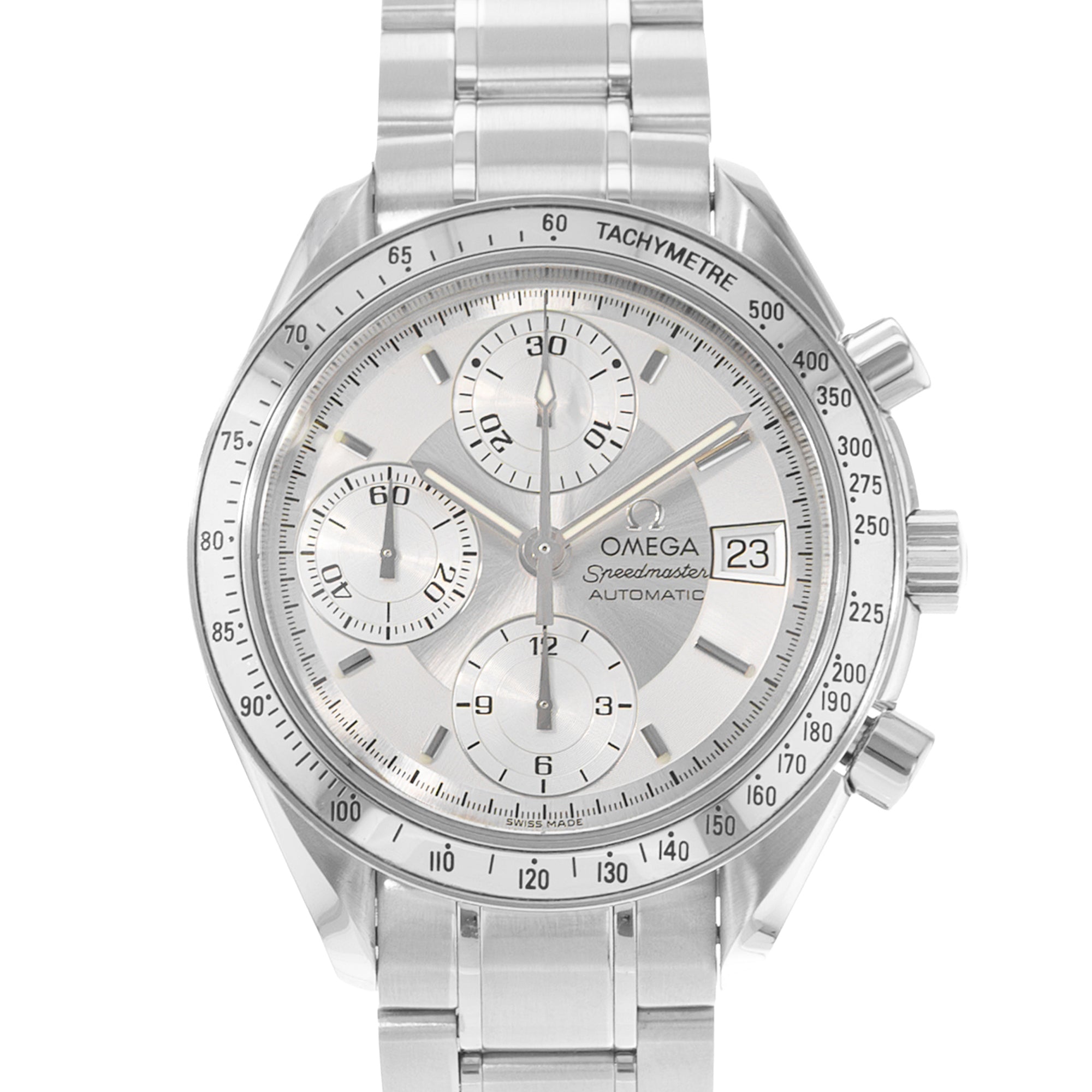 Omega Speedmaster Date 3513.30 | Silver Index Dial | 39mm | Steel | Mens Watch | Circa 1998