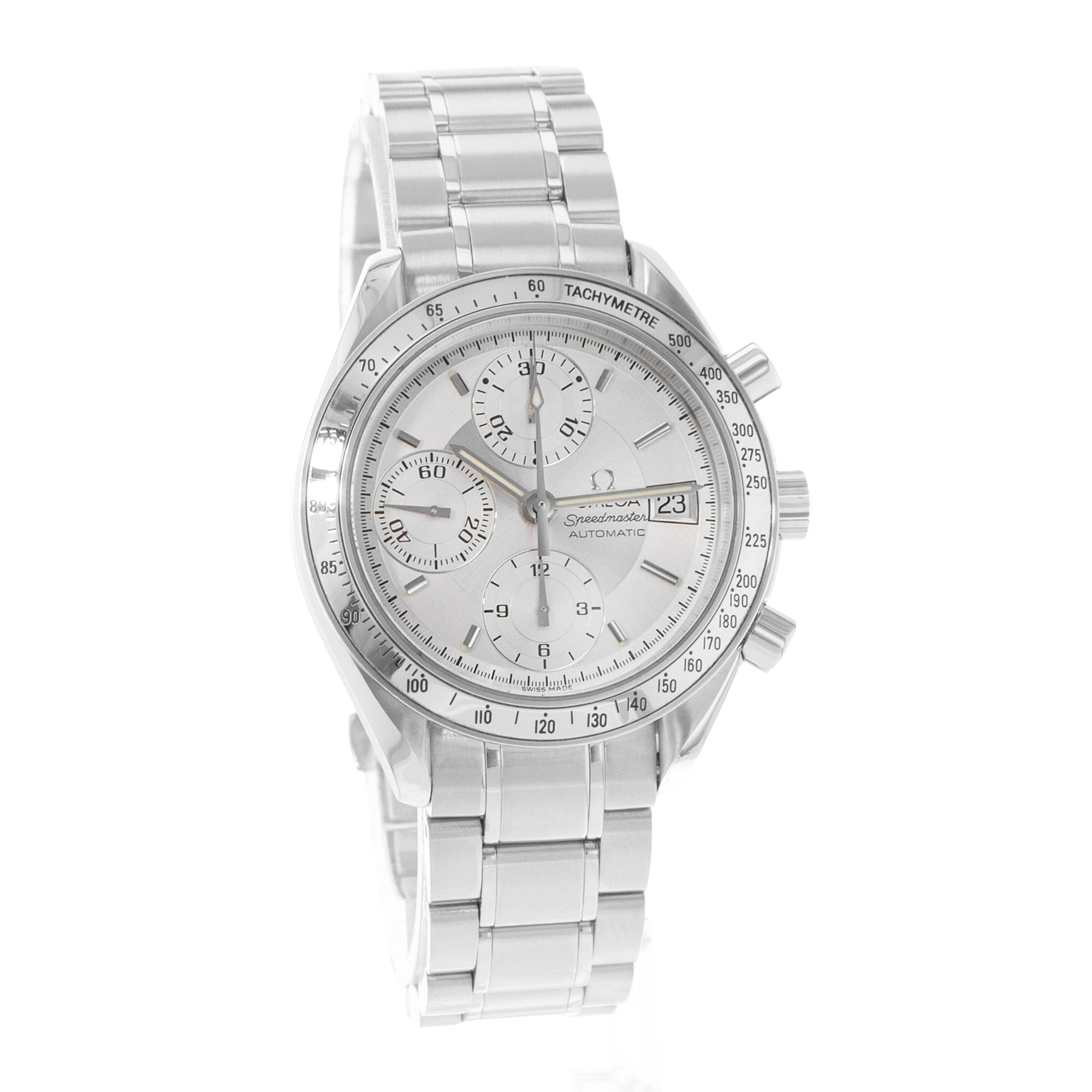 Omega Speedmaster Date 3513.30 | Silver Index Dial | 39mm | Steel | Mens Watch | Circa 1998