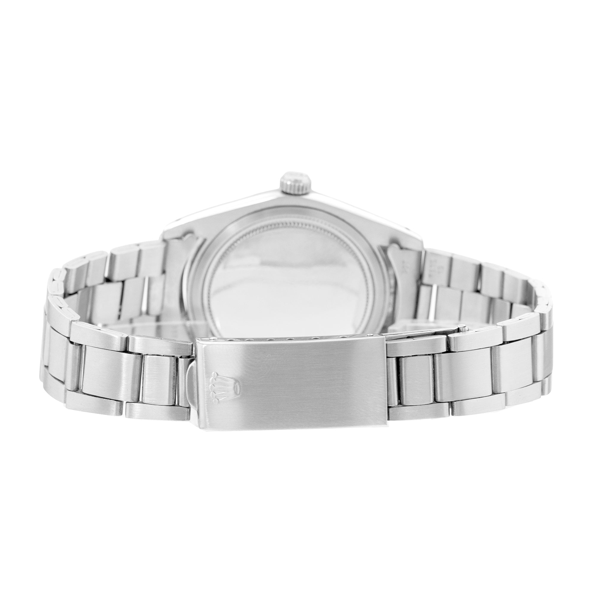 Rolex Oyster Precision Ref. 6694 Blue Index Dial Steel Oyster Bracelet Mens Watch Circa 1974