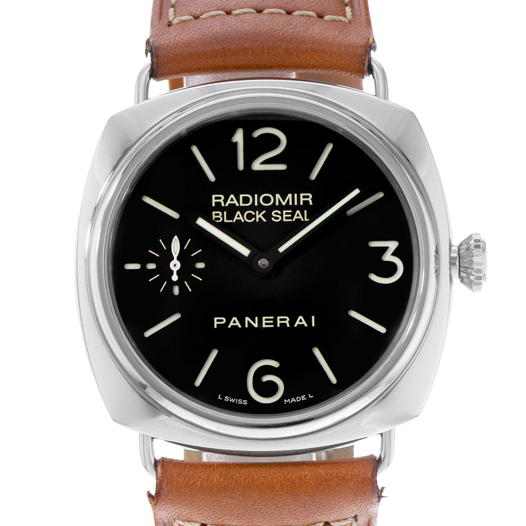 Panerai Radiomir Black Seal PAM 00183 45mm Steel Mens Watch Papers 2011