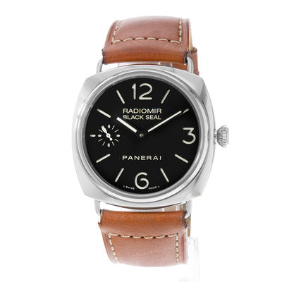 Panerai Radiomir Black Seal PAM 00183 45mm Steel Mens Watch Papers 2011