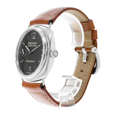 Panerai Radiomir Black Seal PAM 00183 45mm Steel Mens Watch Papers 2011