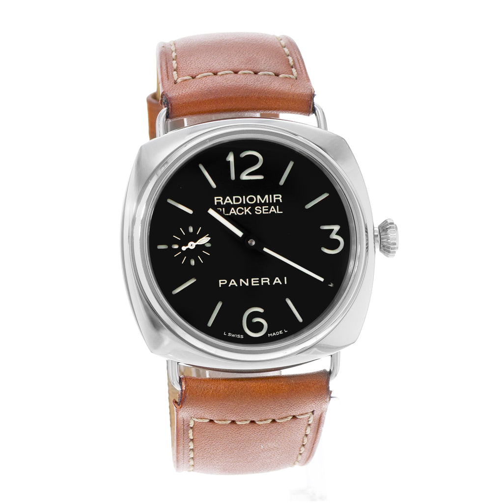 Panerai Radiomir Black Seal PAM 00183 45mm Steel Mens Watch Papers 2011