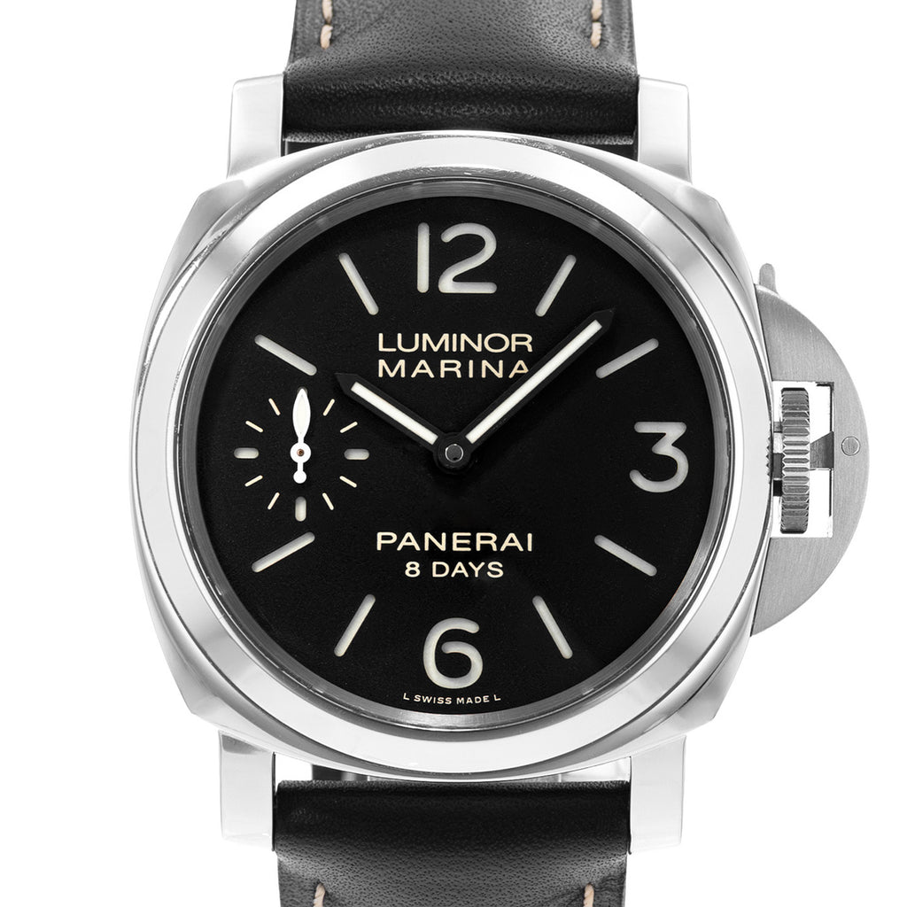 Panerai Luminor Marina 8 Days PAM 00510 44mm Steel Mens Watch 2016