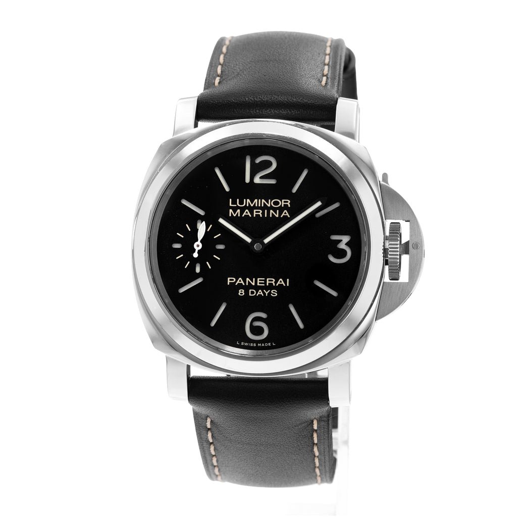 Panerai Luminor Marina 8 Days PAM 00510 44mm Steel Mens Watch 2016