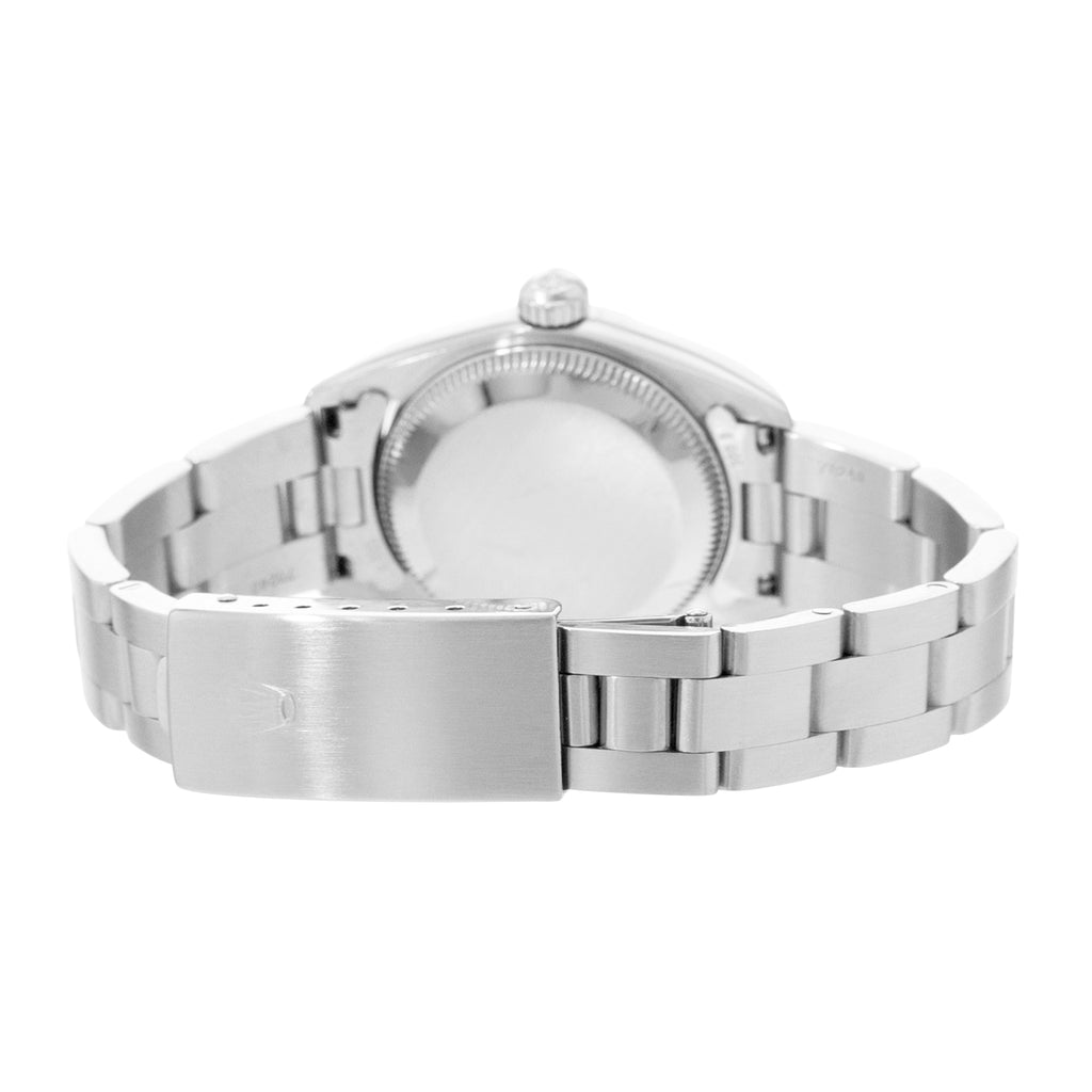 Rolex Oyster Perpetual 24 Ref. 76080 Blue Arabic Dial Steel Oyster Bracelet Ladies Watch Circa 1999