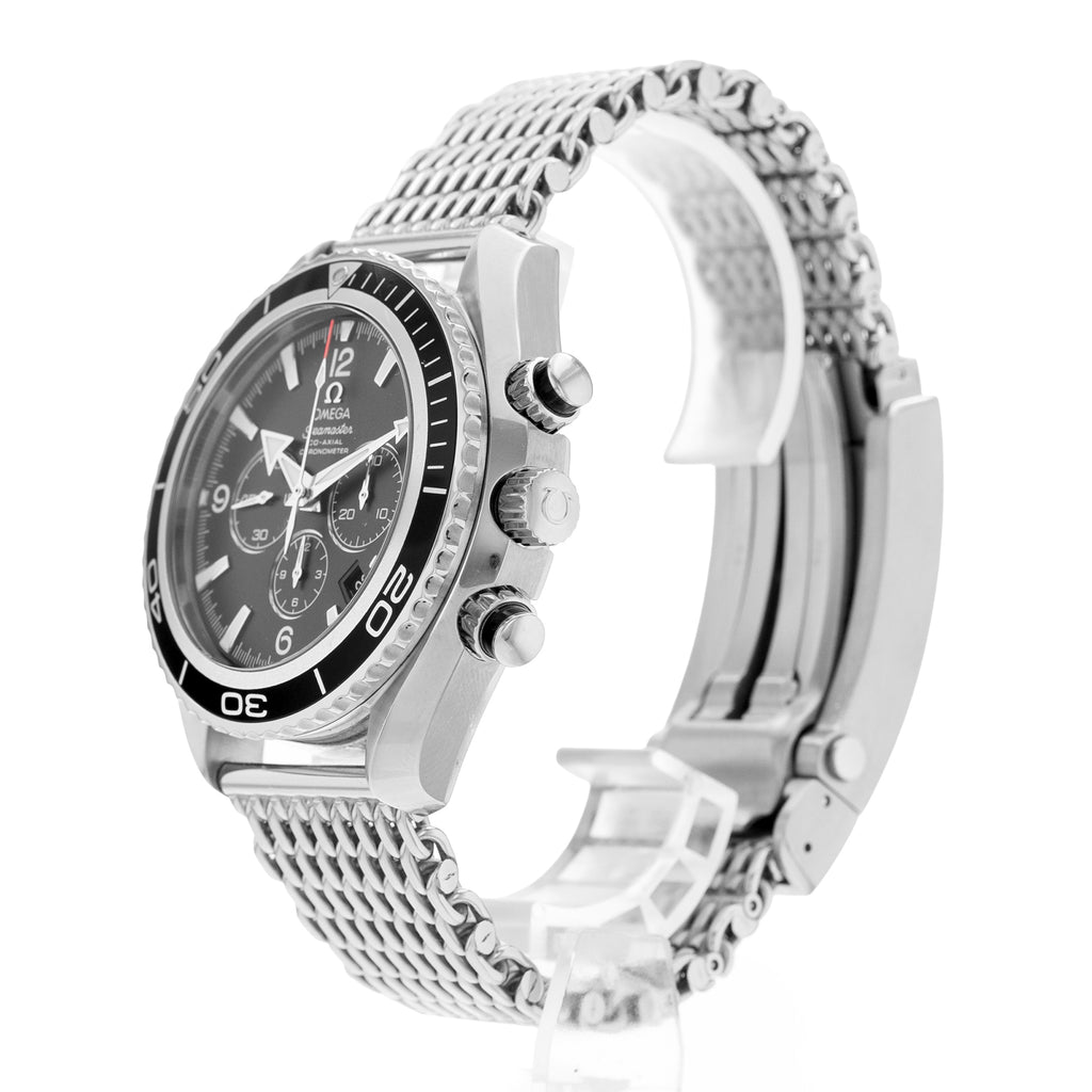 Omega Seamaster Planet Ocean Chronograph 2210.52.00 46mm Steel Watch Box Papers