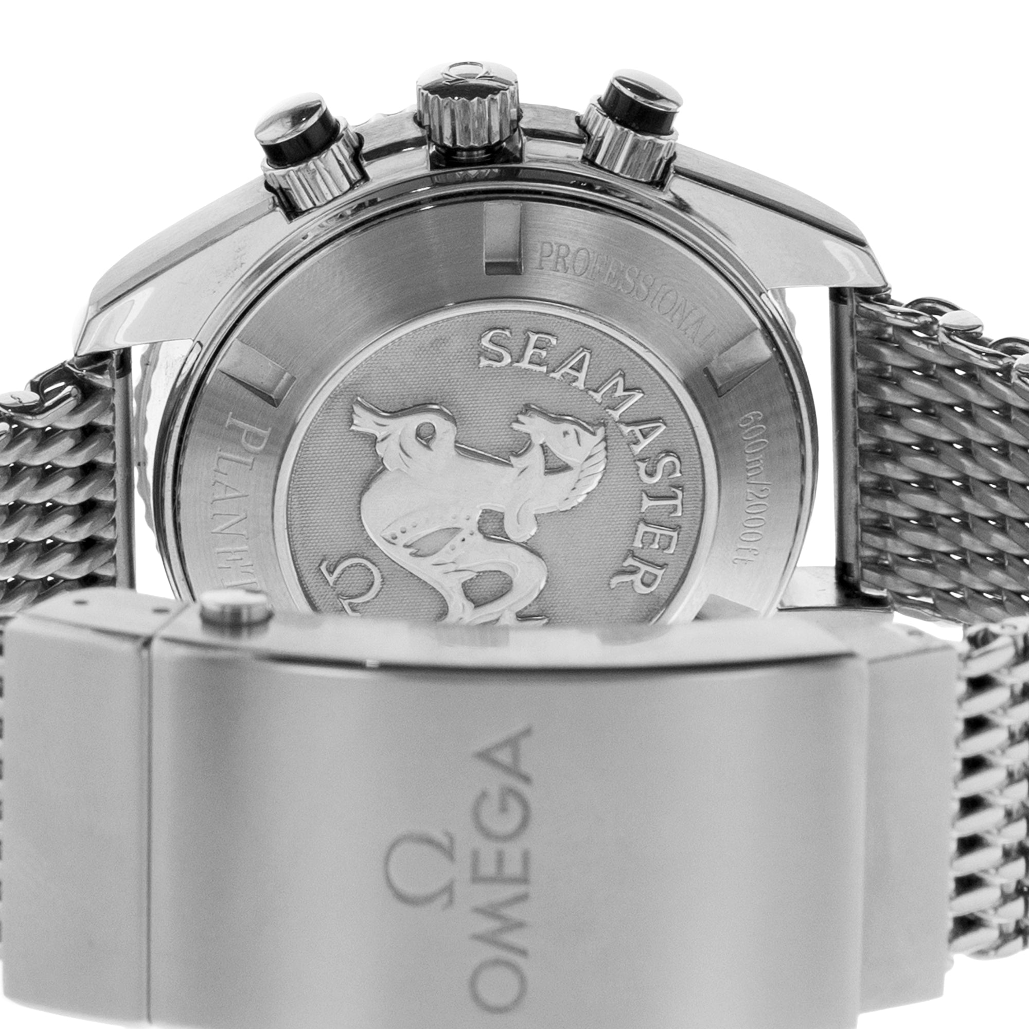 Omega Seamaster Planet Ocean Chronograph 2210.52.00 46mm Steel Watch Box Papers